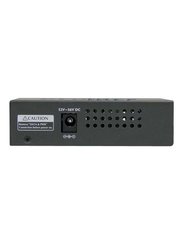 StarTech.com 4 Port Midspan - Injector - 802.3at and 802.3af - Wall-mountable Power over Midspan (POEINJ4G) Strøminjektor Ekstern Sort