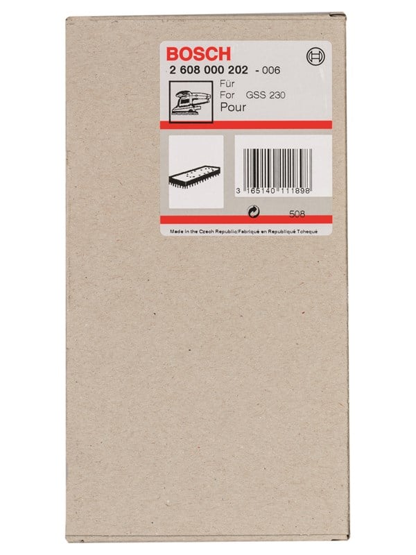 Bosch Slibeplade Gss 230 - 2608000202
