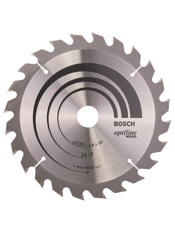 Bosch Rundsavsklinge.optiline 235x2,8x30mm 24t - 2608640725