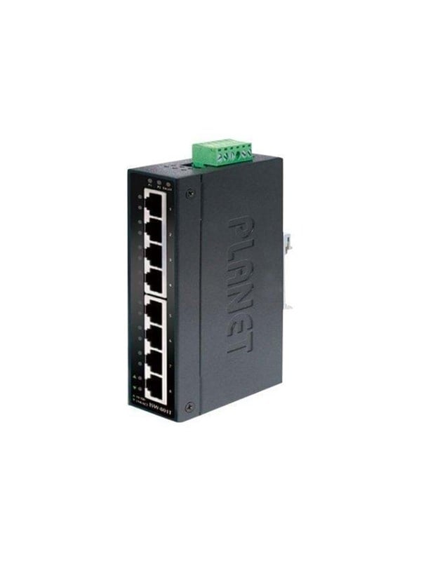 Netværksswitch Planet ISW-801T - 8-port Fast Ethernet, unmanaged, blå
