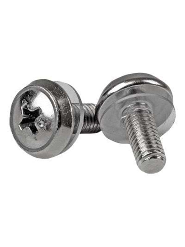 Startech M5 x 12mm - Screws - 100 Pack - M5 Mounting Screws for Server Rack & Cabinet (CABSCREWSM5) - Skruesæt (pakke med 100) - for P/N: RACK-18U-20-WALL-OA, RACK-21U-20-WALL-OA, RACK-24U-20-WALL-OA, RK12OD2, RK3236BKF