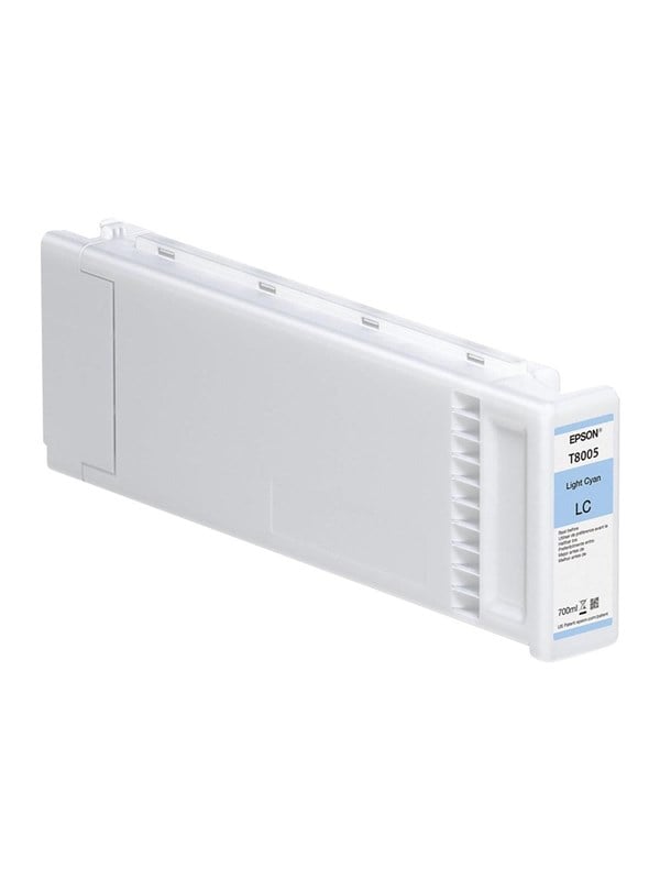 Epson T8005 - 700 ml - lys cyan - original - blækpatron - for SureColor SC-P10000, SC-P20000, SC-P20000SE