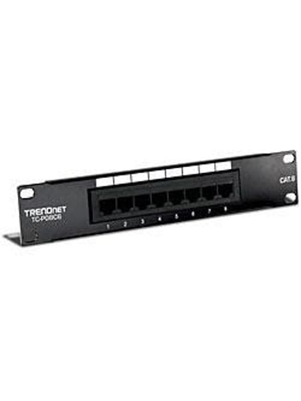 TRENDnet TC-P08C6 8-Port Cat. 6 Unshielded Patch Panel