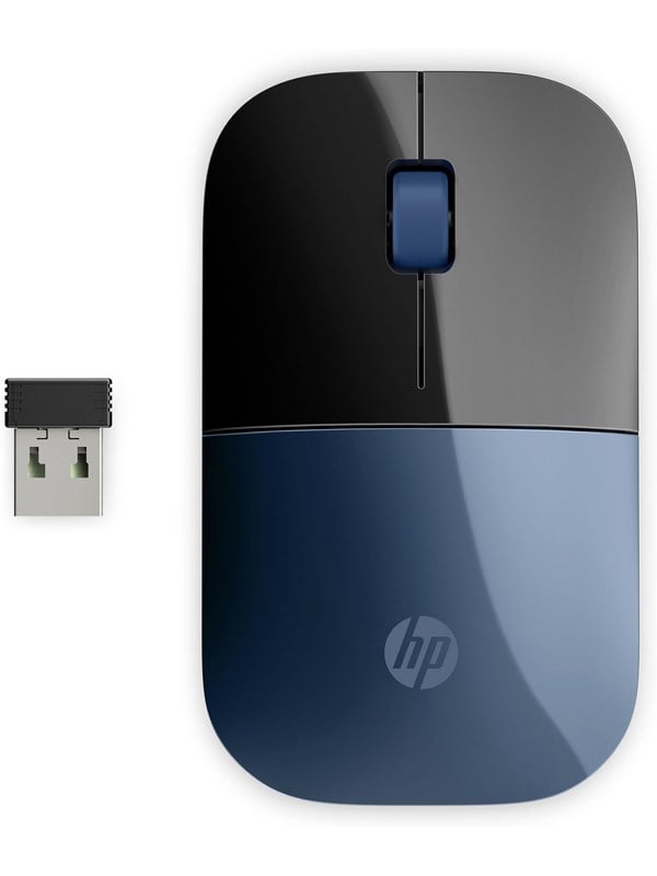 HP Z3700 Blue Wireless Mouse (V0L81AA) - Mus - Optisk - Blå billede