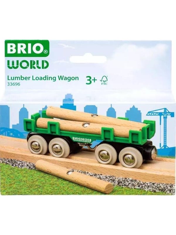 Brio 33696 Togvogn med tømmer
