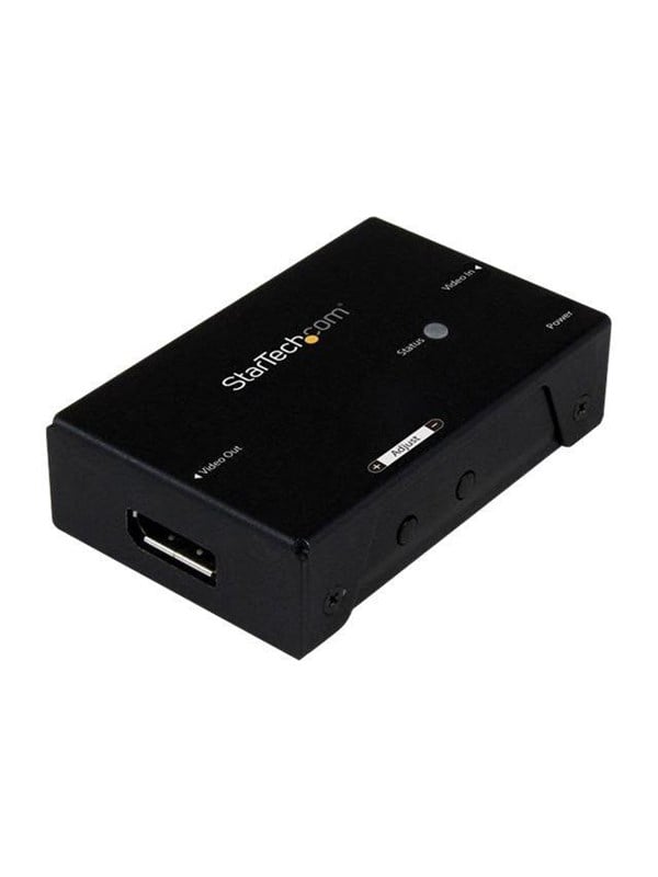 Startech DisplayPort Signal Booster - DisplayPort to DisplayPort Video Signal Amplifier - 4K 60Hz DisplayPort Extender (DPBOOST) - Video/audio ekspander - op til 20 m