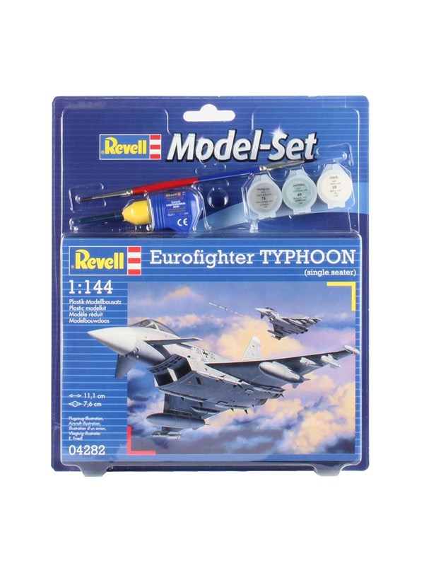 Revell Eurofighter Typhoon, Model af fly, Monteringssæt, 1:144, Eurofighter Typhoon, Plast, Let øvet