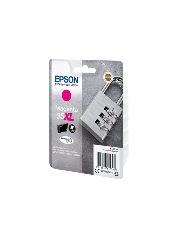 Epson Padlock Singlepack Magenta 35XL DURABrite Ultra Ink