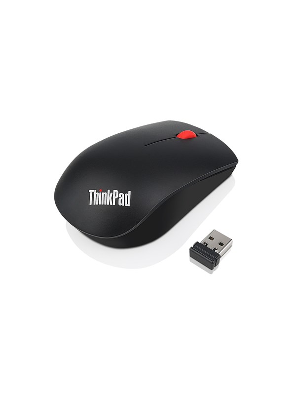 Lenovo ThinkPad Essential Wireless Mouse - Mus - Laser - 3 knapper - Sort