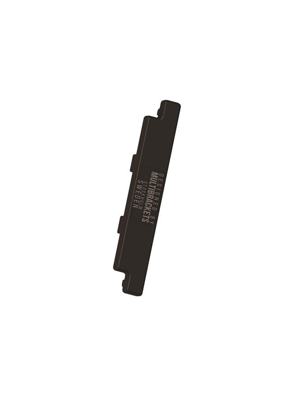 Multibrackets M Pro Series - Komponenter til montering (skinneendedækker) - plastik - sort