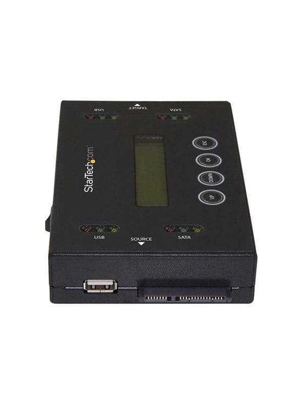 StarTech Drive Duplicator & Eraser for USB Flash Drives & 2.5 / 3.5 SATA SSDs/HDDs- 1:1 duplication plus cross-interface - Standalone (SU2DUPERA11) - Harddisk/USB-diskduplikator - 1 bays (Serial ATA-600 / USB) - for P/N: SVA12M5NA