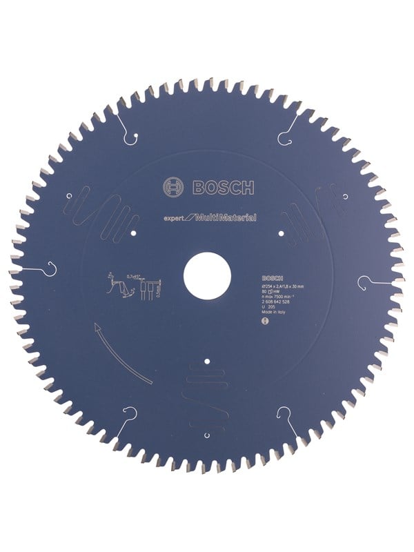 Bosch Rundsavsklinge 254x2,4x30mm 80t Exp Multi - 2608642528