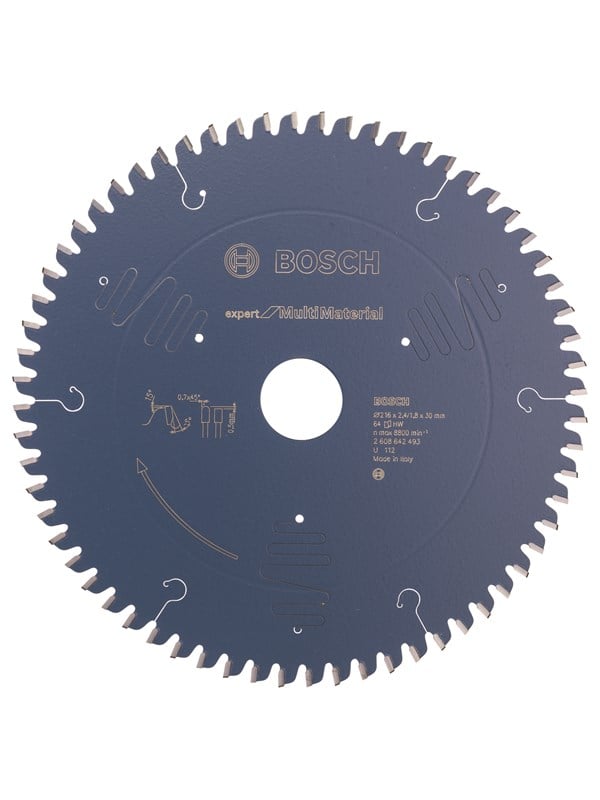 Bosch Rundsavsklinge 216x2,4x30mm 64t Exp Multi - 2608642493
