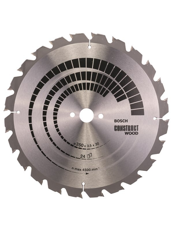 Bosch Rundsavsklinge Const.wood350x3,5x30mm 24t - 2608640692