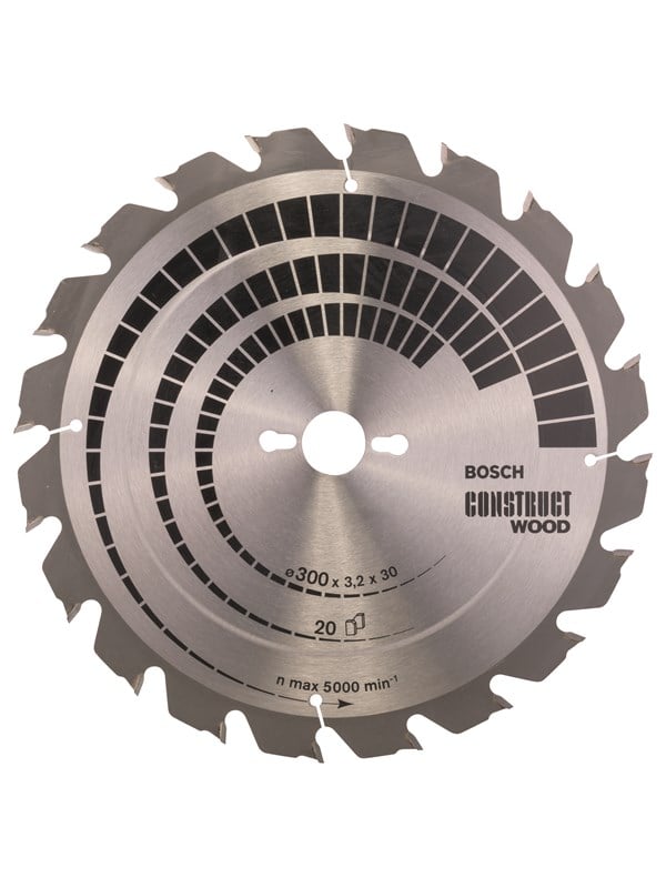 Bosch Rundsavsklinge.stat Con. 300x3,2x30 Mm 20 Tdr - 2608640690