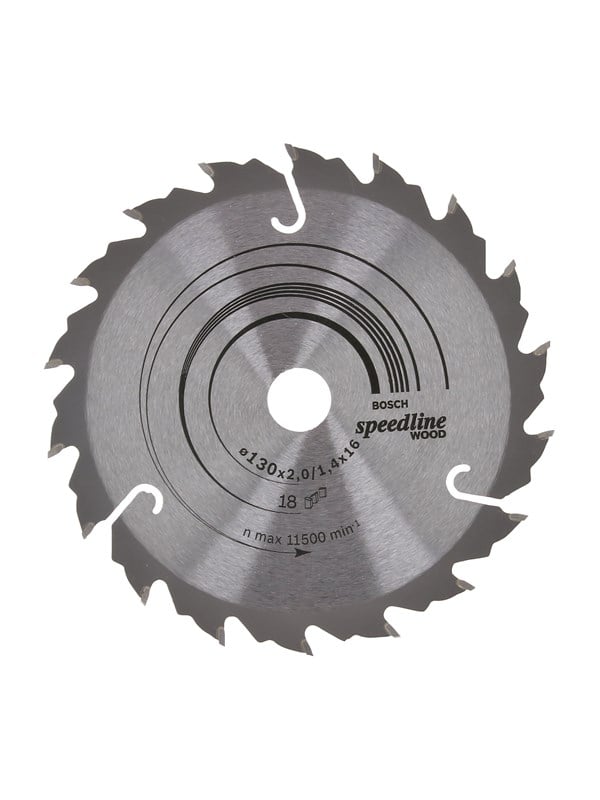 Bosch Rundsavsklinge 130x16mm 18t Speedline Wood - 2608640775