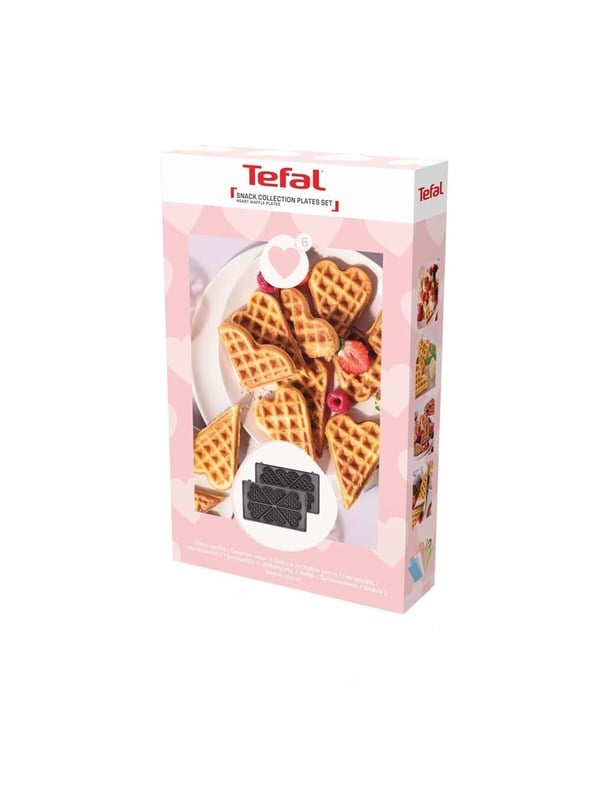 Tefal XA800612 Snack Collection - box 6: Heartshaped Waffles