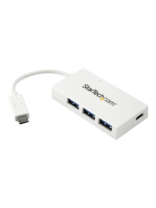 StarTech.com USB-C Hub 4-Port USB hub - USB 3.0 - 4 ports - Hvid