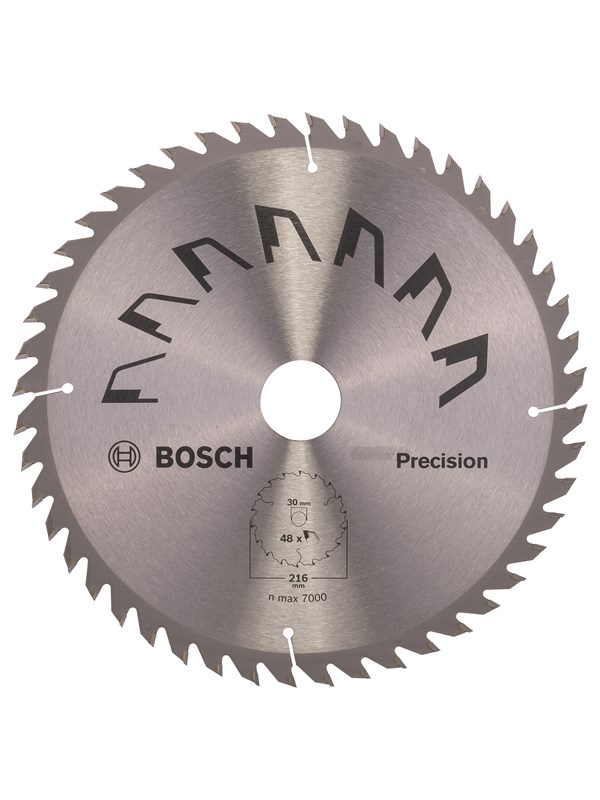 Bosch Rundsavsklinge Precision 216x2,5x30 Mm 48 Tdr - 2609256936