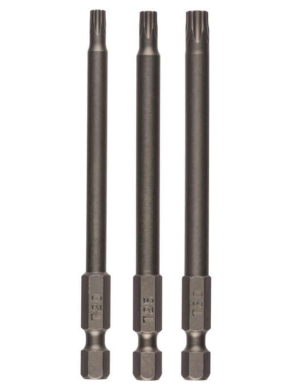 Bosch 3 dele skrueklingesæt til indv. Torx-skruer (T)