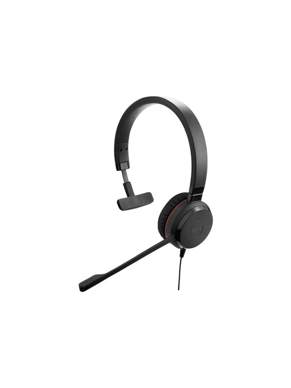 Jabra Evolve 20 MS mono Kablet Høretelefoner Sort
