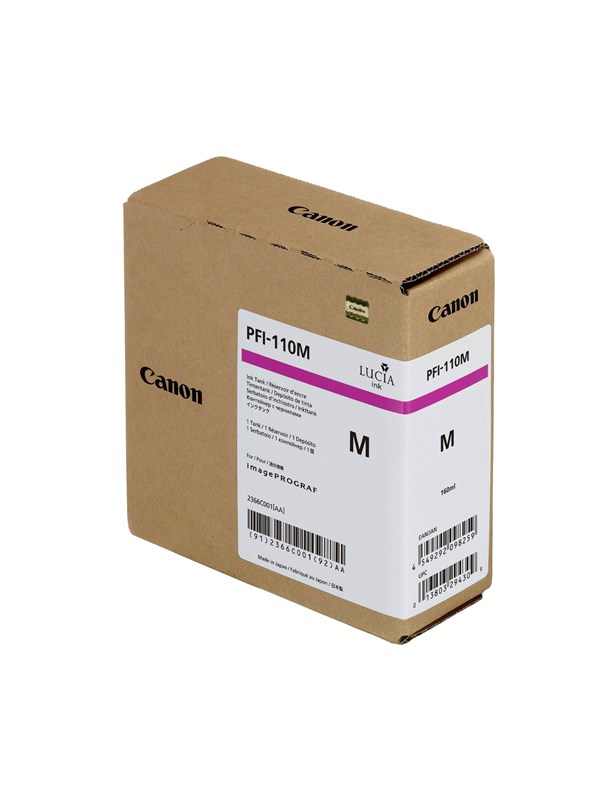 Canon Canon PFI-110 M Blækpatron Magenta PFI-110M Modsvarer: N/A