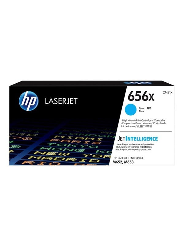 HP HP 656X Tonerkassette Cyan CF461X Modsvarer: N/A