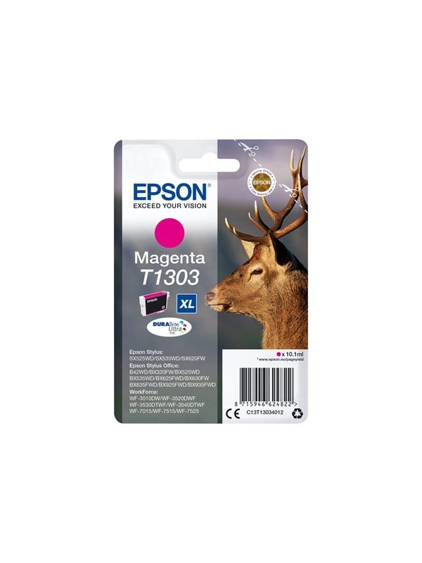 Epson T1303 - Størrelse XL - magenta - original - blækpatron
