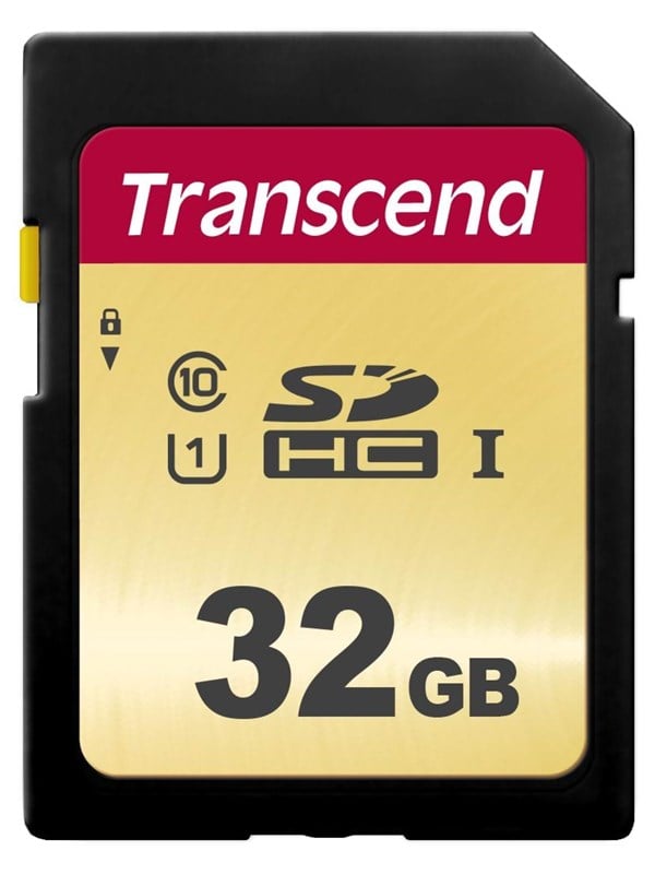 Transcend Gold 500S SD UHS-I U3, MLC (V30) R95/W60 32GB - Hukommelseskort