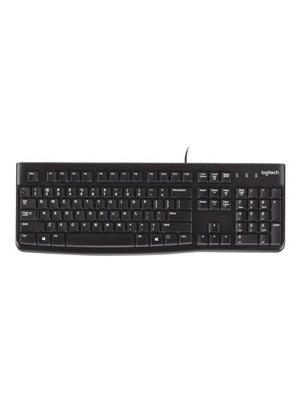 Logitech K120 Corded Keyboard - FR - Tastatur - Fransk - Sort