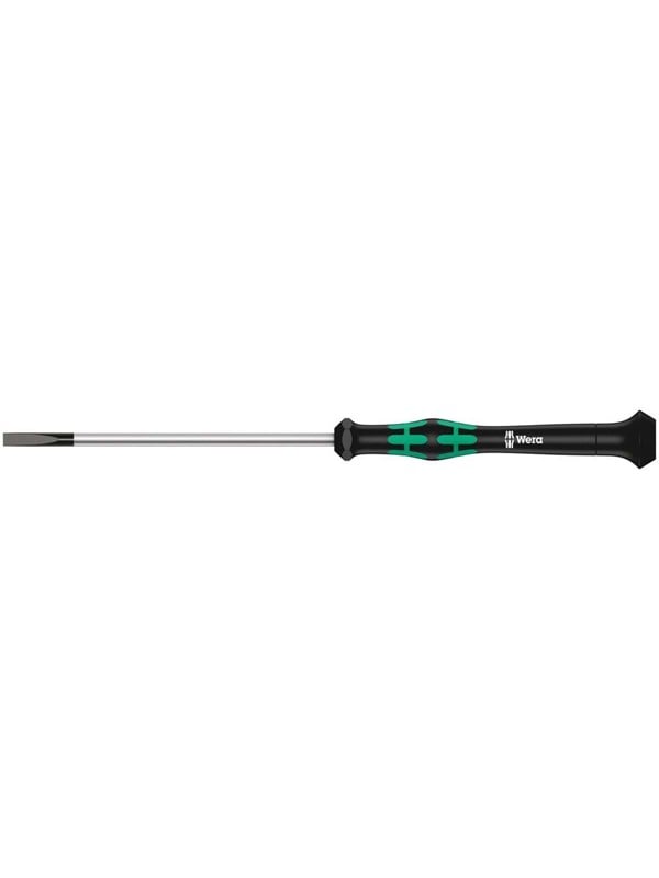 Wera 2035 elektronik-skruetrækker til lige kærv, 0.20 x 1.2 x 40 mm billede