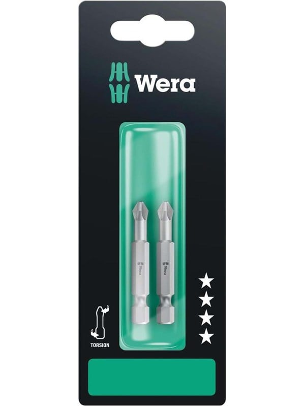 Wera 855/4 TZ SB Bits, PZ 2 x 50 mm