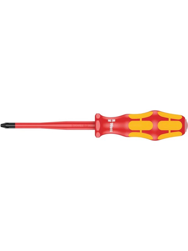 Wera 162 iSS PH VDE-isoleret krydskærvsskruetrækker med reduceret klingediameter, PH 2 x 100 mm