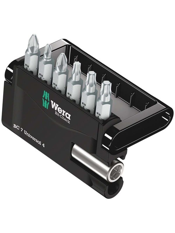 Wera Bit sortiment, Bit-Check 7 Universal 4, 7 dele