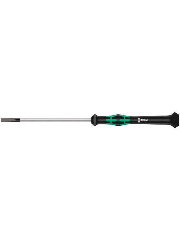 Wera 2035 elektronik-skruetrækker til lige kærv, 0.40 x 2.5 x 80 mm billede