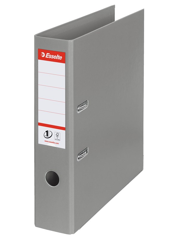 Esselte No.1 brevordner PP FSC® A4/75 mm Grå billede