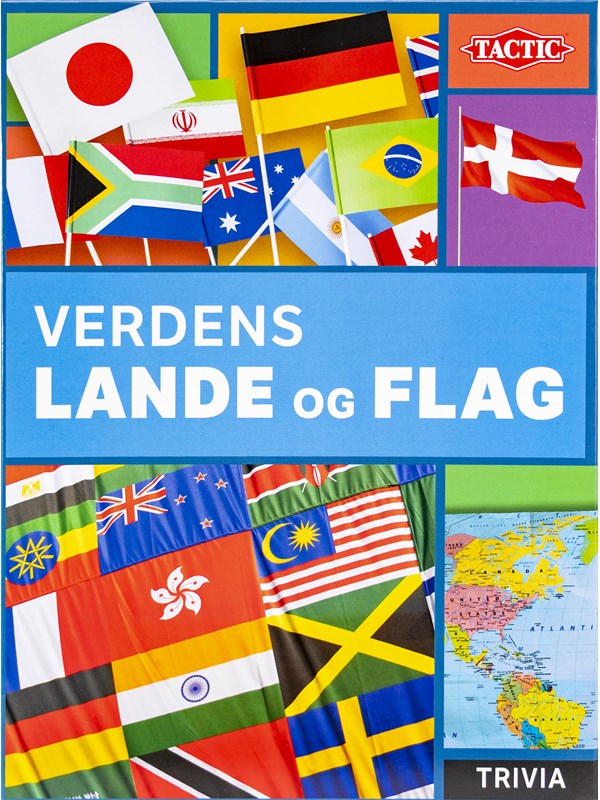 Verdens Lande Og Flag (Flagspillet) - Tactic - Fra 8 år.