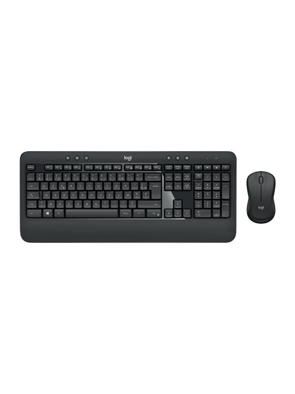 Logitech MK540 Advanded Wireless Combo - FR - Tastatur & Mus sæt - Fransk - Sort
