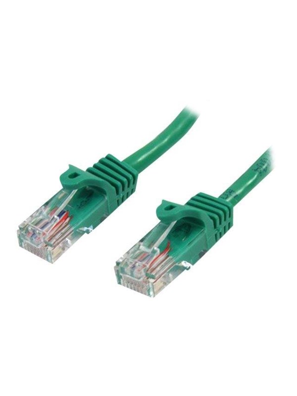 StarTech.com 5m Green Cat5e / Cat 5 Snagless Ethernet Patch Cable 5 m - network cable - 5 m - green - Grøn - 5m