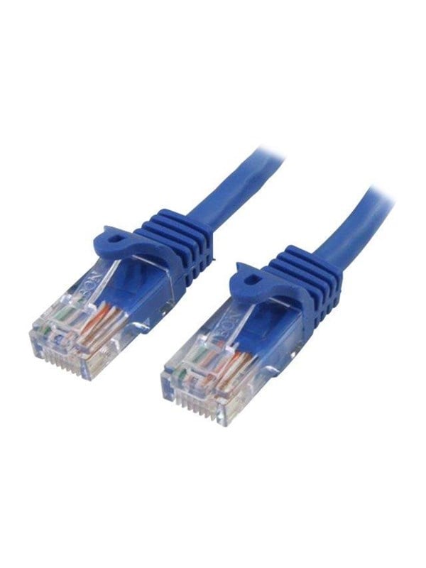 Startech CAT5e Cable - 7 m Blue Ethernet Cable - Snagless - CAT5e Patch Cord - CAT5e UTP Cable - RJ45 Network Cable - Patchkabel - RJ-45 (han) til RJ-45 (han) - 7 m - UTP - CAT 5e - knastfri - blå