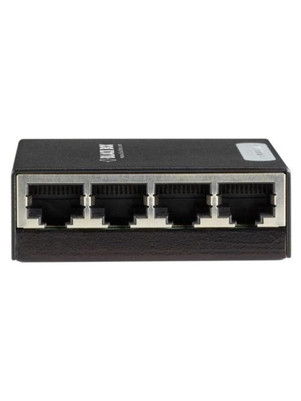 Black Box LGB300 Series Gigabit Ethernet (1000-Mbps) Switch - (4) 10/100/1000-Mbps Copper RJ45 220V AC-Power