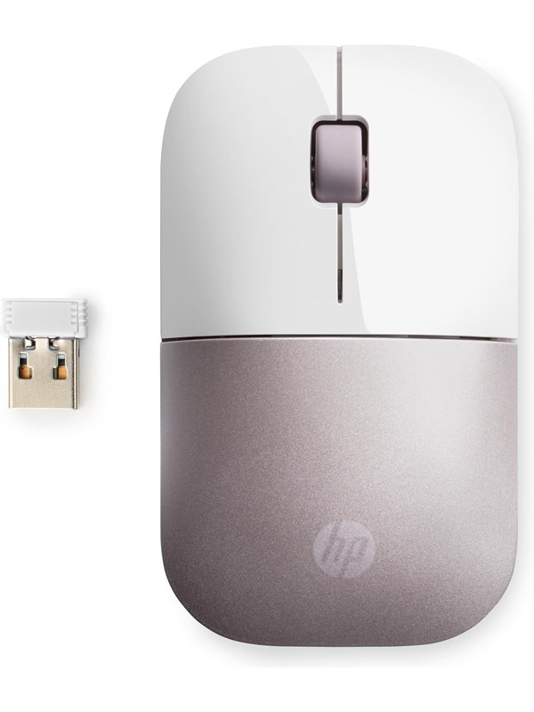 HP Z3700 Wireless Mouse (Pink) - Mus - Hvid