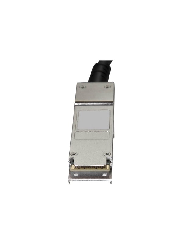 StarTech.com MSA Compliant QSFP+ Direct-Attach Twinax Cable - 5 m (16.4 ft) - 40 GbE - 40GBase direct attach cable - 5 m - black - Sort - 5m