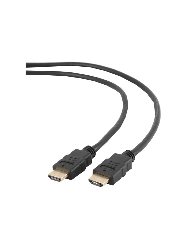 Gembird CC-HDMI4-30M - HDMI-kabel med Ethernet - HDMI han til HDMI han - 30 m - afskærmet parsnoet (STP) - sort