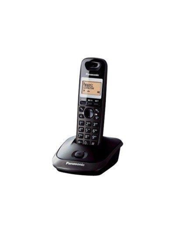 Panasonic KX‑TG2511 trådløs DECT fastnettelefon - sort med opkalds-ID