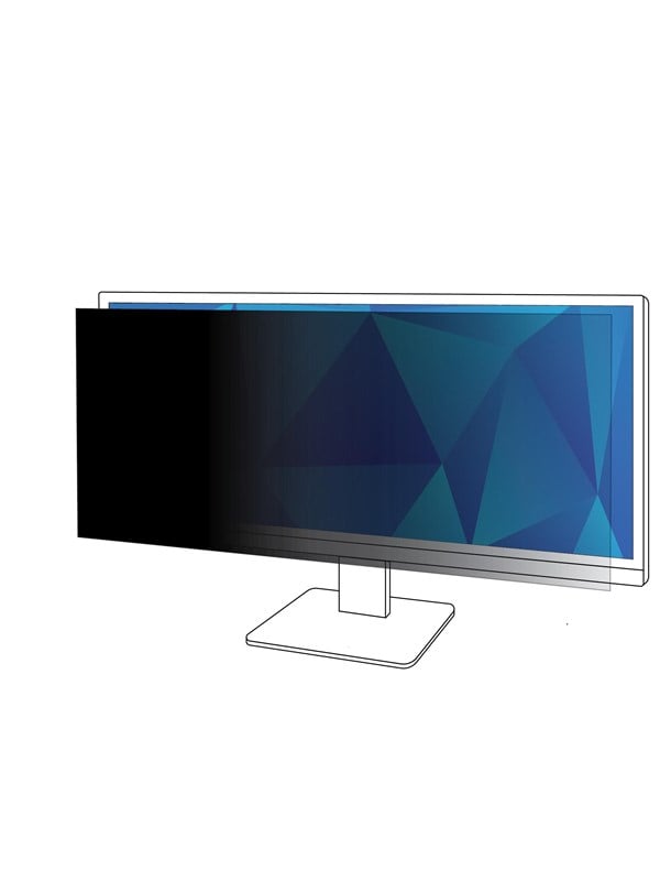 3M PF380W2B - Privacy Filter - 38 tommer Widescreen Monitor - sort