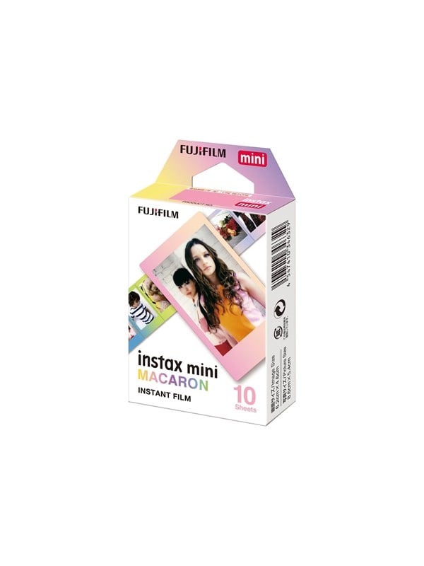 Fujifilm Instax Mini MACARON - Farvefilm til umiddelbar billedfremstilling (instant film) - ISO 800 - 10 optagelser