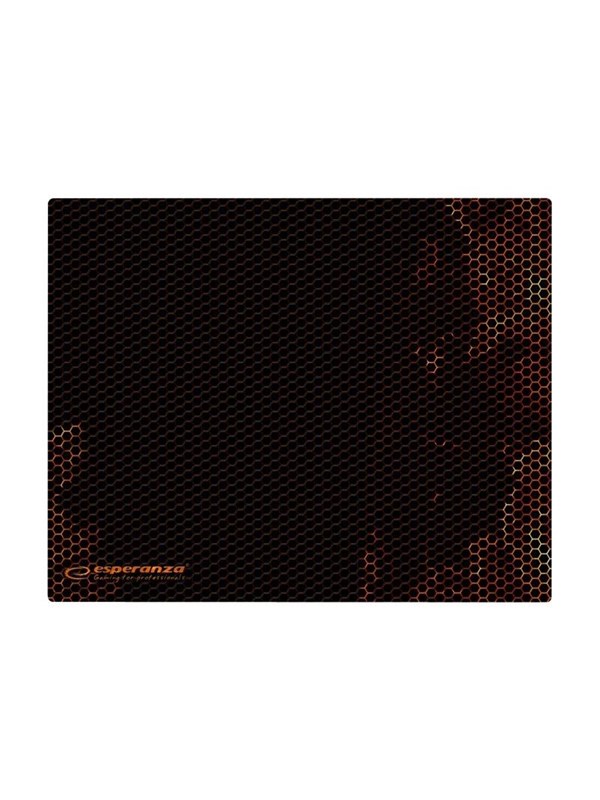 Musemåtte til gaming - Esperanza Flame EGP102R, sort (300×240 mm)