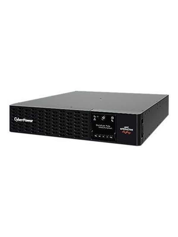 CyberPower Smart App Professional Rackmount Series PR3000ERT2U - UPS (stativ-monterbar / ekstern) - AC 220/230/240 V - 3000 Watt - 3000 VA - RS-232, USB - output-stikforbindelser: 8 - 2U - sort