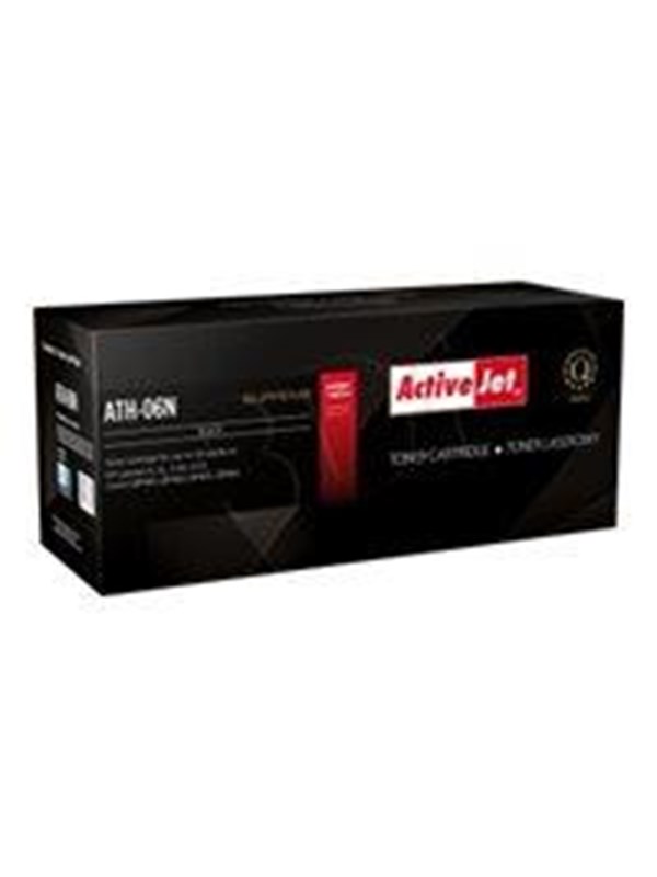 Tonerpatron sort - Activejet ATH-06N (erstatning for HP 06A C3906A / Canon EP-A, XL, 2.800 sider)